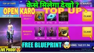 New top up event blueprint / the hideout event/ op Odisha ff /garena free fire