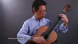 Estudio de Tarrega played by Stephen Chau on Stephan Connor(2021)guitar with close & open sound port