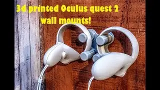 3D printing an Oculus Quest 2 touch controller wall mount 3d Printed on an ender 3 3D printer.