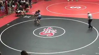 160lbs Maddox Vernon vs Jaxon Powell, B North Lawrence (W Pin 1:32) Round 4 Sectional