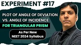 Practical #17 - Physics Plot of Angle of Deviation vs. Angle of Incidence for Triangular Prism