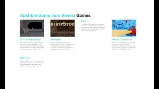 Austrian Game Jam 2018 Games try-outs