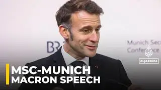 Macron at MSC: We must still face an aggressive Russia even if Ukraine war ends