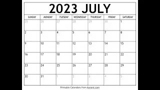 How to get free printable July 2023 calendar - Axnent