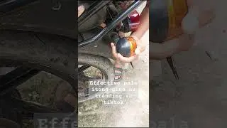 putol ang signal light ni bajaj ko #motorcyclemechanic #motorcycleaccessories