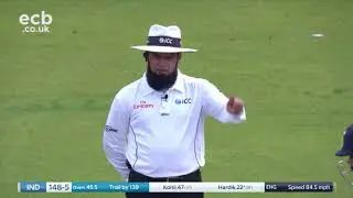 Here's Sam Curran's sharp yorker to get rid of Pandya Ind vs Eng 2018