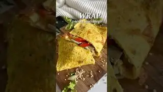 WRAP Z SERKA WIEJSKIEGO 🌯 #przepis #serekwiejski #wrap #wysokobiałkowe