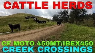 CF MOTO 450MT EXPLORING DIRT ROADS AND FARM LANDS