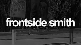 Frontside Smith Grind: First-Person Skateboarding.