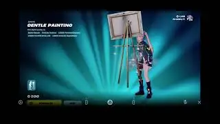GENTLE PAINTING 🖼️ (Bob Ross) (Emote ) (Music)- Fortnite