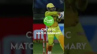 Match No:55 | CSK vs DC | Match Summary | #shorts #SCK #dhoni #jadeja #ruturaj #conway #mukesh #99