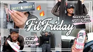 VLOG | THE SWEET SWEAT FITNESS BELT! 🔥💦 + PROTEIN WATER?! + ROSS HAUL! + NEW NIKE WORKOUT SHOES!