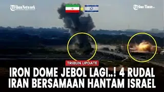 Iron Dome Jebol Lagi, Rudal Balistik Iran Hantam Israel Secara Membabi Buta