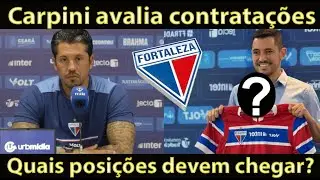 Carpini avalia contratações /Quais posições devem chegar?
