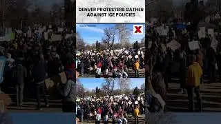 #iceprotest #denver | Denver Streets Fill Anti ICE Protesters | NewsX World