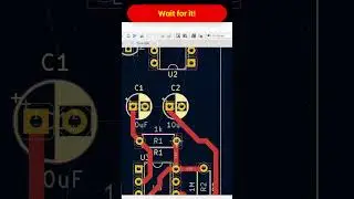Real time PCB design!  #circuitboard #pcbdesign #kicad