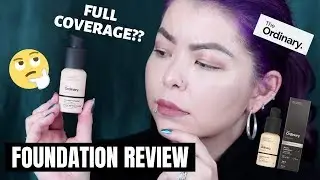 FULL COVERAGE?? | The Ordinary Foundation Review | Mikilea