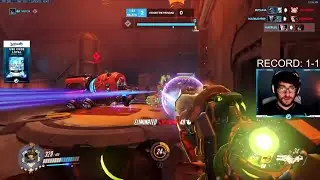 HARBLEU #1 ZARYA IN THE WORLD - 37 ELIMS! [ OVERWATCH SEASON 25 TOP 500 ]