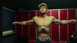 Hot guy flexing 