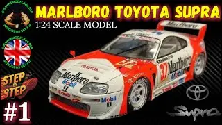 Marlboro Toyota Supra &mdash; 1:24 &mdash; Tamiya &mdash; Сборка №1