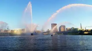 The big fountain in Dayton, Ohio