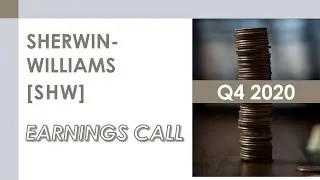 [SHW stock] Sherwin-Williams Q4 2020 Earnings Call (1/28/21)