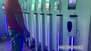 Non-contact Body Temperature Measurement Face Recognition Indicator