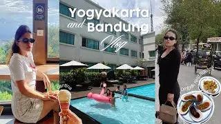 Yogyakarta & Bandung Trip 🏎️🎢: Visit Malioboro, New Years at Hotel, Ombak Rest 🍴, Fun in Bandung