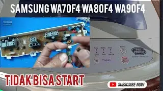 ALIEF TOEN || Modul Mesin Cuci Samsung 6Tombol Tidak Bisa Start ||VLOG00212