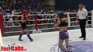 2019 WAKO Hungarian cup   K1 52kg Tataru MDA vs Harajdova SVK