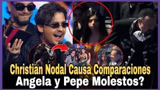 Angela y Pepe Aguilar Molestos en Lat&iacute;n Grammy? Nodal no agradece a su esposa! Surgen Comparaciones