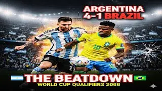 Argentina vs Brazil: Intense Moments from World Cup Qualifiers 2026 | THE BEATDOWN