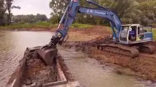 G.M. Damsteegt met midi splijtbak en de Manna 2