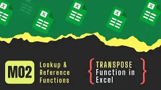 ✅TRANSPOSE Function in Excel ⚡ The Smart Way to Rearrange Data! #exceltutorial