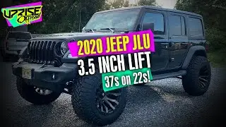 2020 JEEP JL - 3.5in Rough Country Lift on 22x12 Fuel wheels and 37in Nitto Ridge Grapplers!