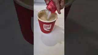cappuccino from cafe coffee day  #shorts #asmr #asrmfood
