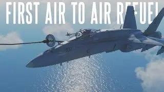 First Successful Air-Air Re-fuel - DCS World