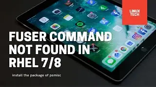 Fuser command not found in linux rhel 7/8