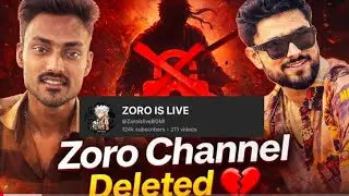 ZOROCHANNELGOTTERMINATEDZOROIS LIVE CHANNEL DELETED | BGMI | ZOROSTREAM SNIPER