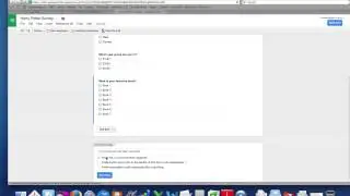 Setting up a google form