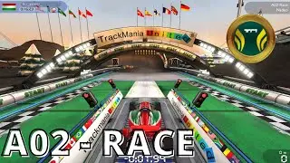 Trackmania Nations Forever - A02 - RACE - Author Medal