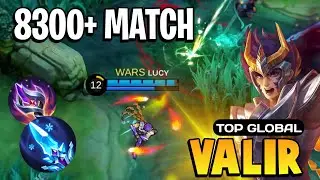 8300+ MATCH! Valir Best Build 2024 [ Valir Top Global Gameplay ] Mobile Legends