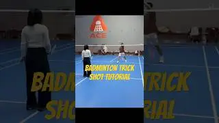 Badminton trick shot tutorial. #badminton #badmintonlovers #badmintontraining