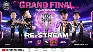 🔴[LIVE RE-STREAM] MDL ID SEASON 11 | ALTER EGO X vs DITON ESPORTS - GRAND FINALS