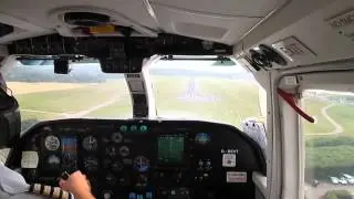 Landing into Southampton Airport - Aurigny Air