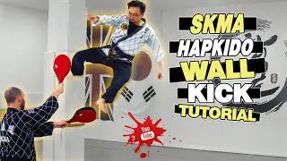 Урок по прыжкам с ударом ногой в стену - техники SKMA HAPKIDO