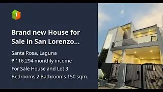 Brand new House for Sale in San Lorenzo South Malitlit Sta Rosa Laguna