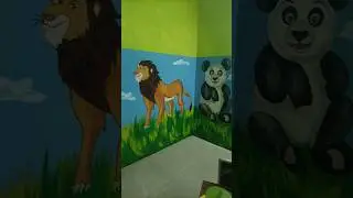 play school Wall art#shorts #cartoon