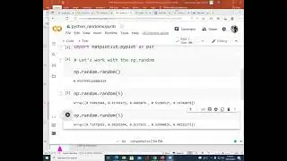 Uniform random numbers in python