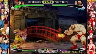 Dhalsim, Cammy White AND Ryu Gameplay [NO Commentary]